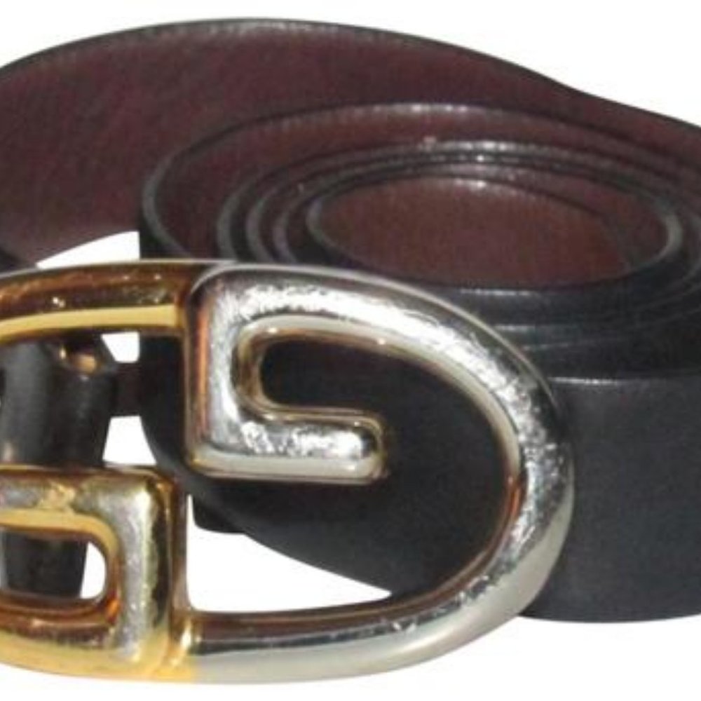 Gucci Brown Black Removable GG Logo Reversible, - Picture 2 of 8
